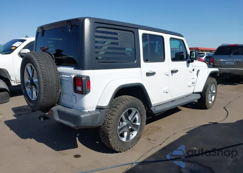 2018 Jeep Wrangler Unlimited Sahara 4X4 из США, поврежденный, VIN 1C4HJXEG8JW246548